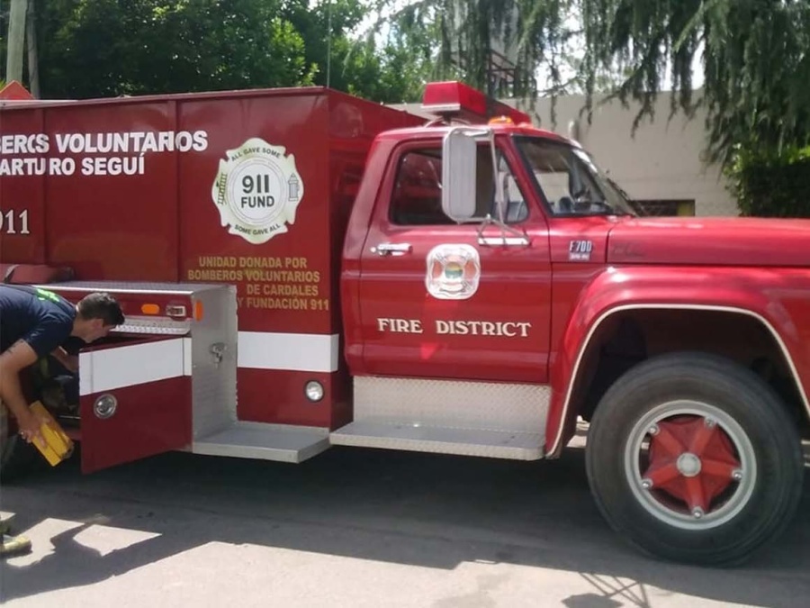 Tristeza e impotencia en Arturo Seguí: el fuego consumió una casa