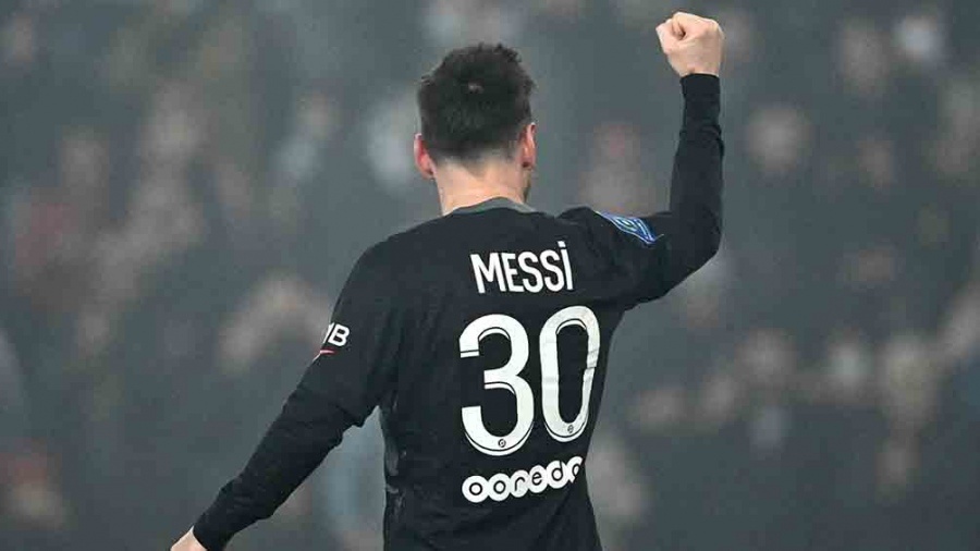 Messi marcó su primer gol para el PSG en la Ligue 1
