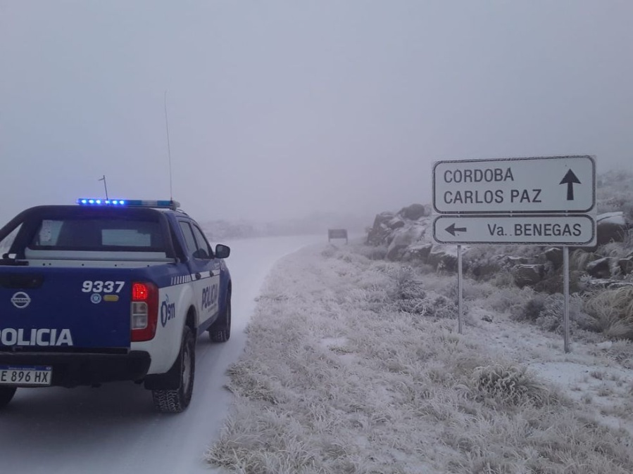 Altas Cumbres: el camino se encuentra habilitado luego de las nevadas