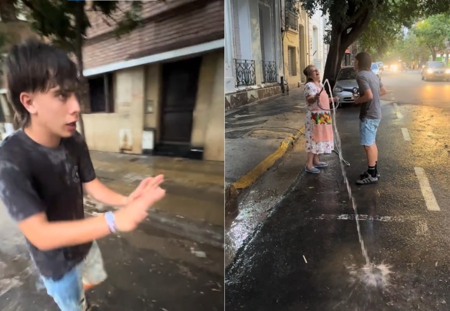 Dos amigos salieron ”pasados” del boliche, le pidieron agua a una señora y se armó la guerra: ”La queremos”