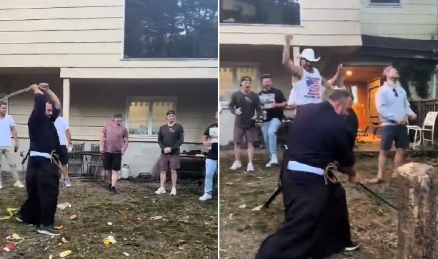 Un grupo de amigos estaba aburrido en una juntada y alquilaron un samurái para divertirse: “Planazo”