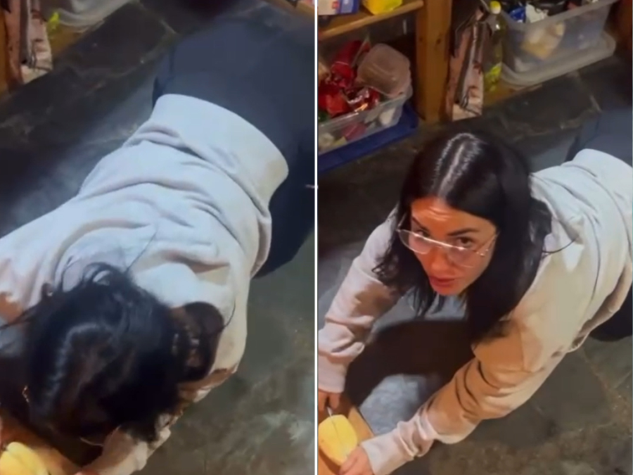 El gracioso video de Lali Espósito cortando una papa ”en cuatro”