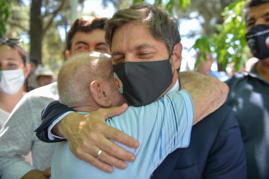 Kicillof encabezó un encuentro con más de 1.500 jubilados: ”La única verdad es la realidad; estamos todos y todas vacunadas”