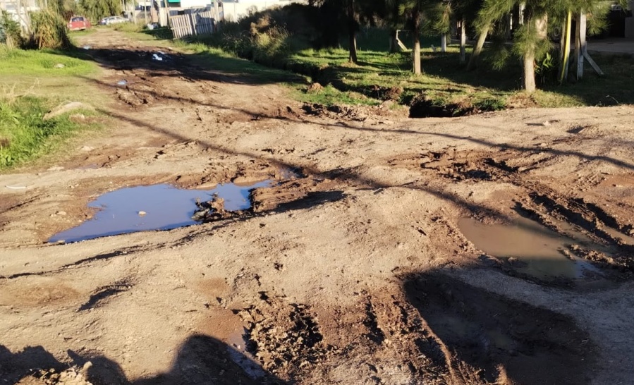 En Sicardi se quejaron por el estado de varias calles: ”¿Se puede seguir viviendo así?”