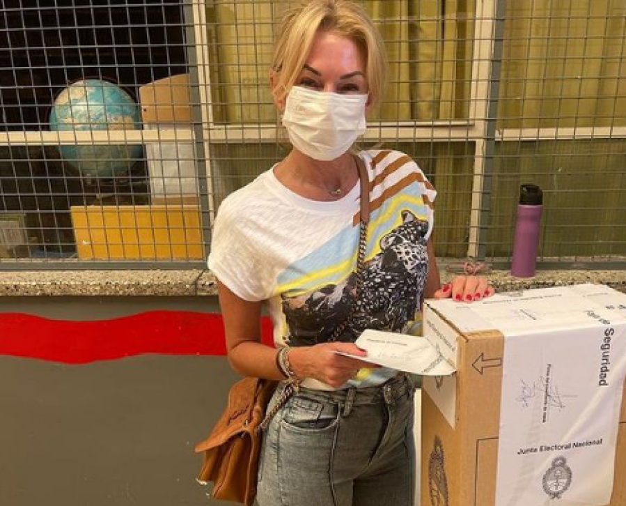 Yanina Latorre fue a votar y se mostró muy optimista: ”Con ilusión”