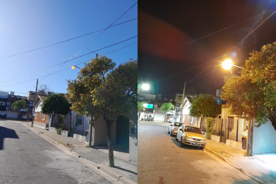 En Tolosa piden que arreglen una luz que ”está prendida las 24 horas”