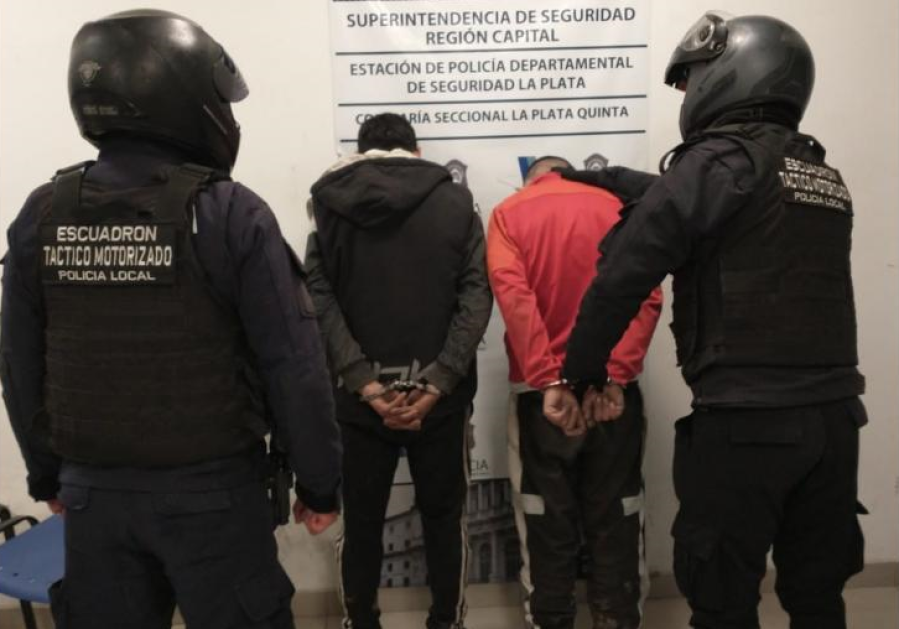 Dos delincuentes quedaron detenidos luego de ingresar a una vivienda y robar dos bicicletas en La Plata