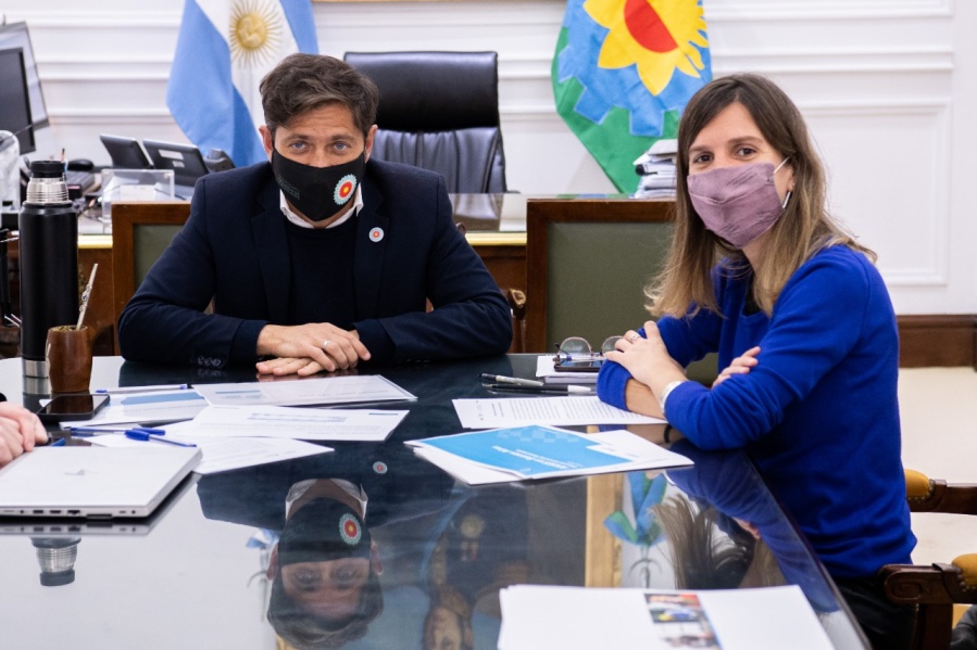 Kicillof y Raverta se reunieron para analizar el avance de las jubilaciones para amas de casa
