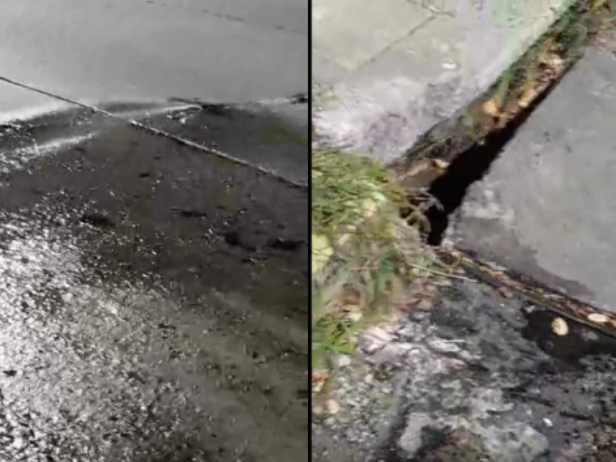 En una esquina de Tolosa se quejaron porque ”hay gente que tiene agua gratis”