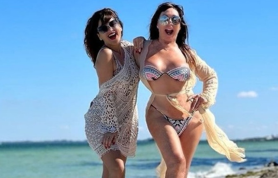 Moria Casán posó en las playas de Florida y encendió las redes