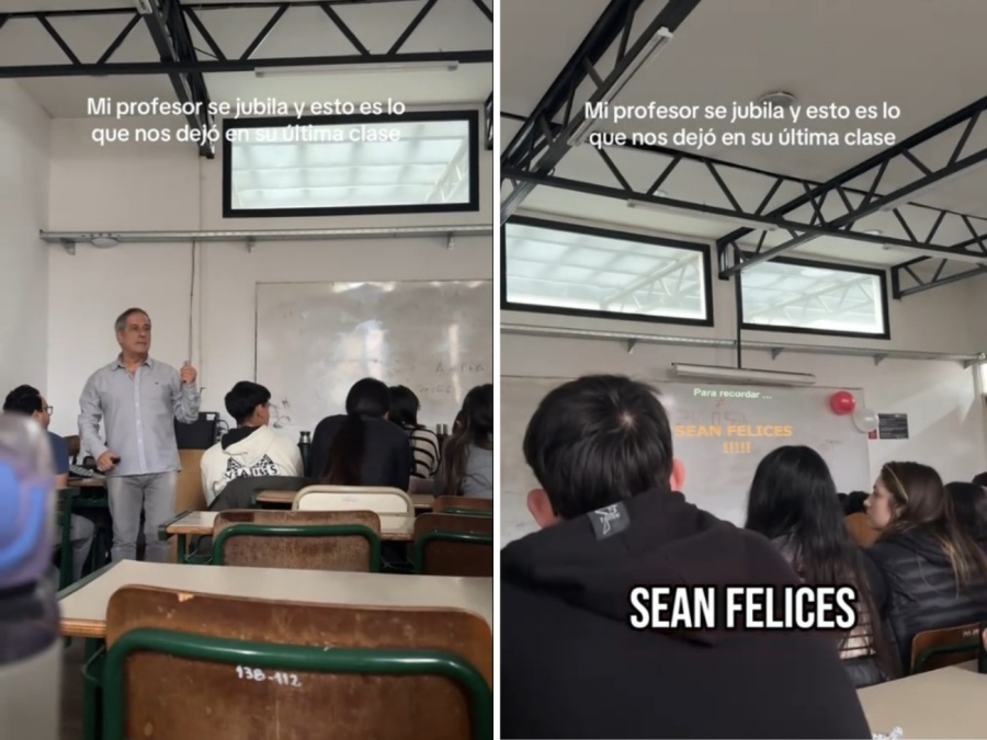 “La van a pasar mal... pero disfruten”: la clase final de un profesor de La Plata que se volvió inolvidable
