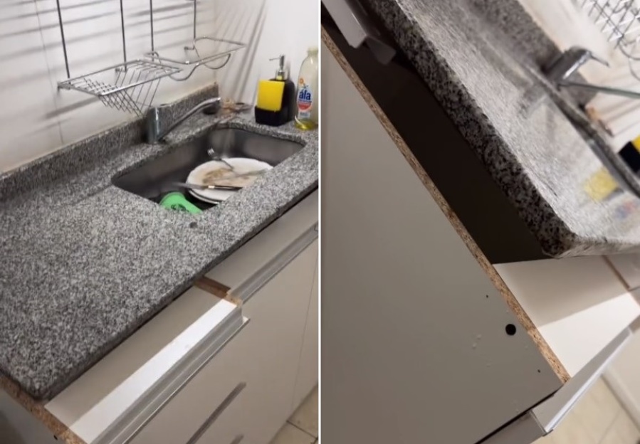 ”Parece joda”: le instalaron un mueble para su cocina y el resultado no fue el que esperaba