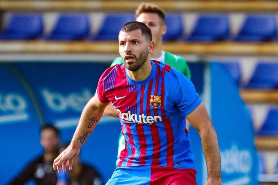 El ”Kun” Agüero es baja por 3 meses en Barcelona