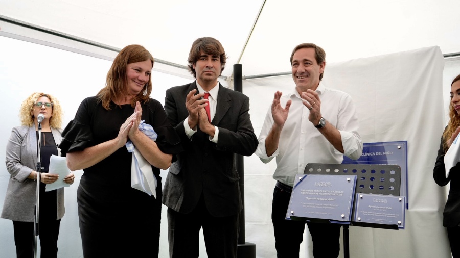 Garro en la inauguración de la unidad de trasplante de médula ósea pediátrica: ”Es un gran avance para la salud de La Plata”