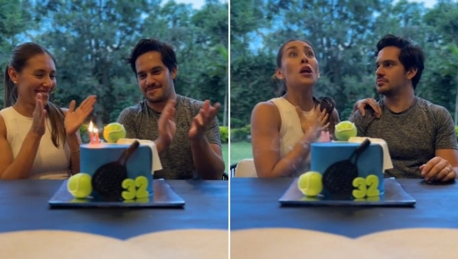 Le festejó el cumpleaños a su marido, metió la pata en el mejor momento y fue viral: ”A lo que yo vine fue a esto”