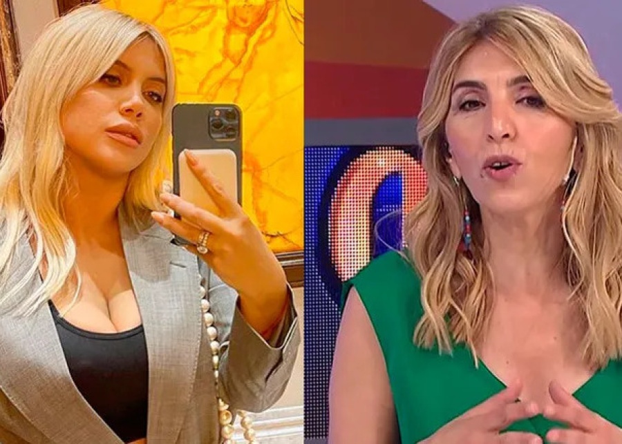 Wanda Nara no se guardó nada y apuntó contra Karina Iavícoli en vivo: ”a vos te encanta darme con un palo”