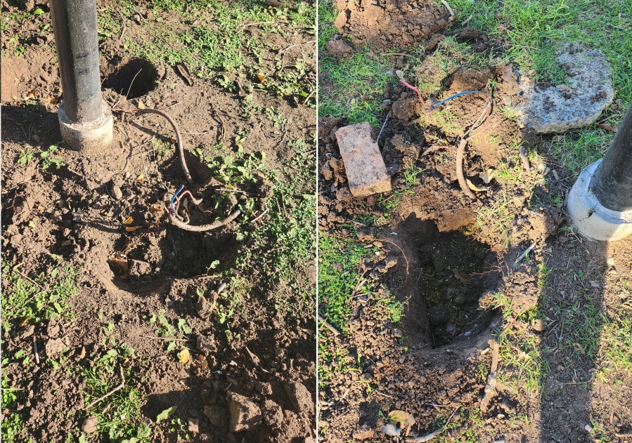 Reclaman por el alumbrado de Plaza Güemes en La Plata: ”Hace dos semanas no funcionan los faroles”