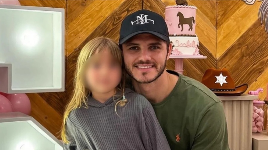 Mauro Icardi saludó a su hija Isabella por su cumpleaños con un palito para Wanda: “Nada ni nadie puede separar”