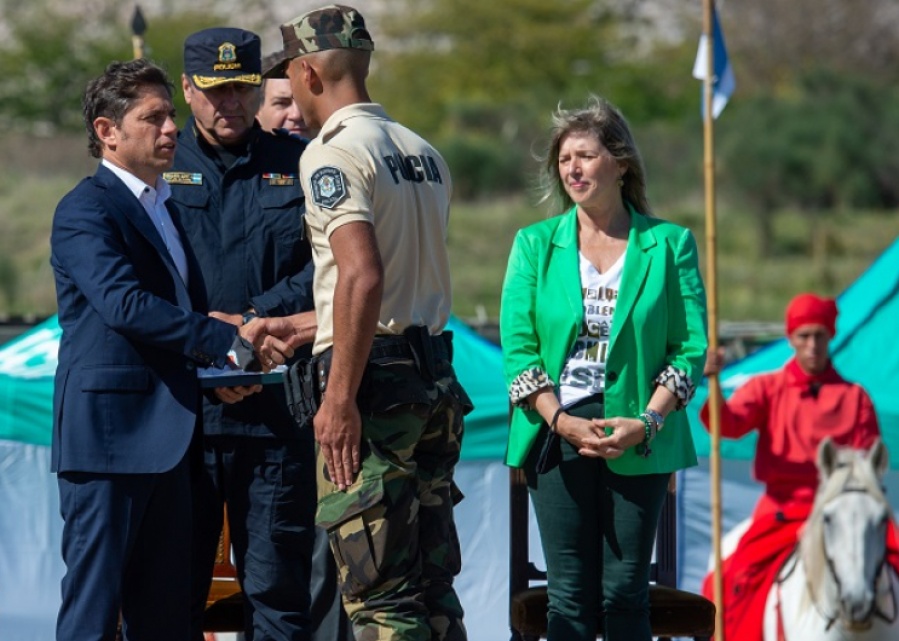 Con la presencia de Axel Kicillof, se egresaron los primeros cadetes de la Policía Rural de la Provincia