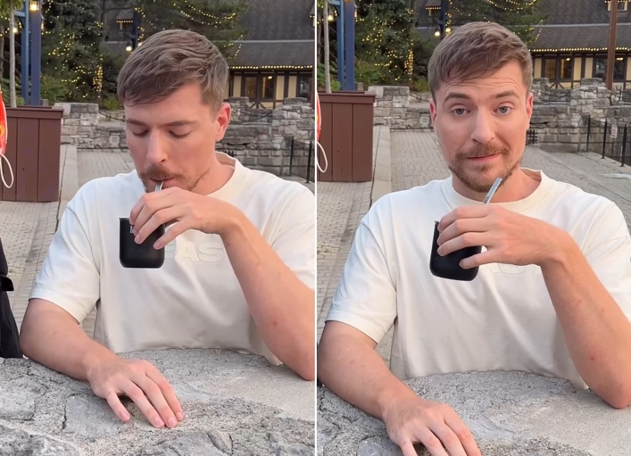 Le dieron un mate al youtuber más famoso del mundo y su reacción fue viral: ”La favorita de Messi, la auténtica”