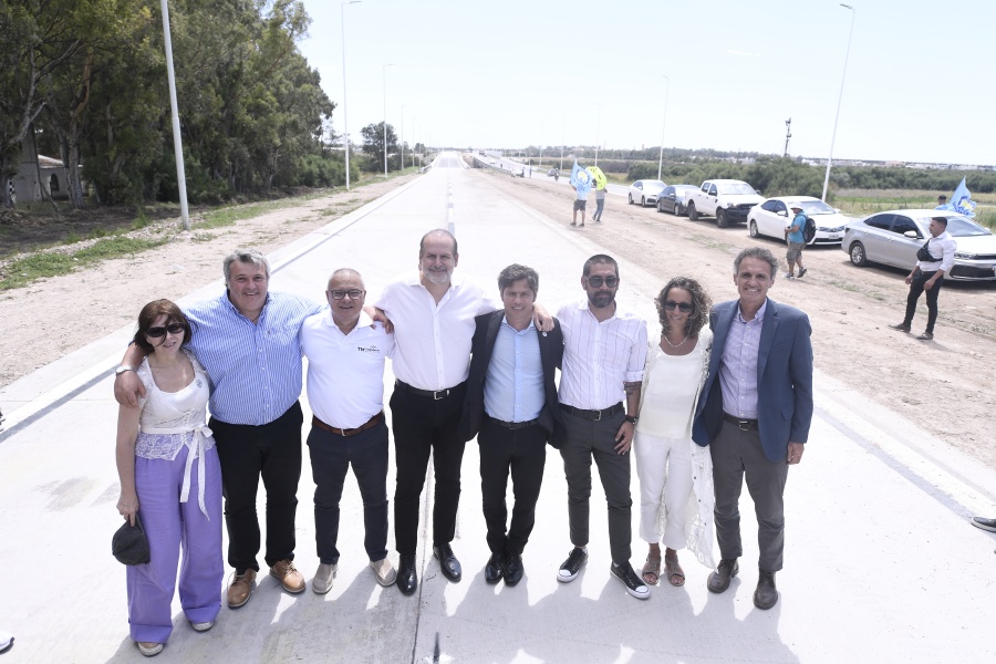 Kicillof inauguró una vía estratégica para la Provincia: ”El camino es la justicia social, la equidad y la soberanía”