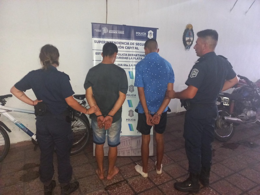 Atrapan a dos ladrones que realizaron un raid delictivo en La Plata