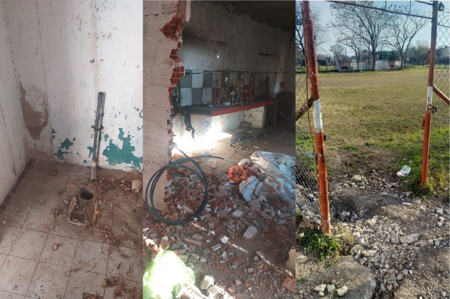 Robaron y destrozaron a un club platense que contiene a 120 chicos y piden ayuda para salir adelante: “Nos destruyeron”