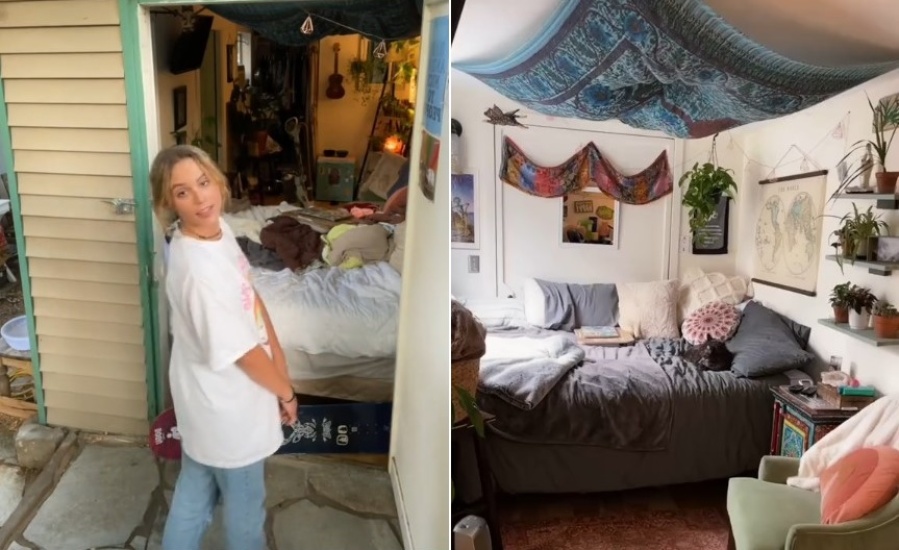 Se cansó de alquilar, se mandó de lleno a la casa de sus papás y ahora vive como una reina en el patio: ”Me encanta no pagar”