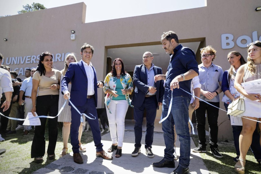 Kicillof inauguró obras con un mensaje para Milei: ”Nos estamos acostumbrando a situaciones de violencia y maltrato”