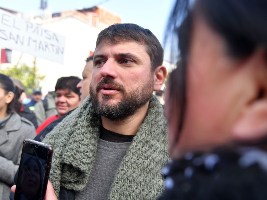 Grabois llamó a reforzar la protesta contra la Ley Bases: ”Con tocarle el corazón a un senador, se da vuelta la tortilla”