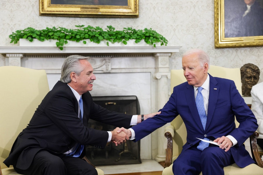 Fernández y Biden coincidieron en que “la democracia y los Derechos Humanos son objetivos centrales para el desarrollo”