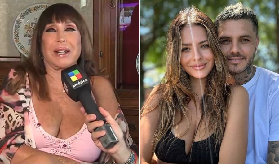 Moria Casán tiró leña al fuego al romance de la China Suárez y Mauro Icardi: ”La va a embarazar”