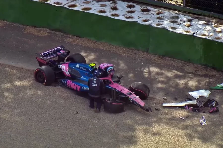 Franco Colapinto sufrió un accidente en la clasificación y partirá 16° en el Gran Premio de Imola