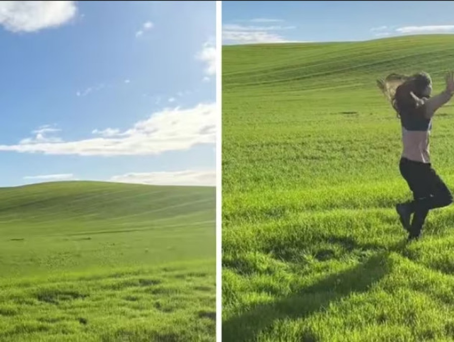 En un viaje descubrió un paisaje familiar que la dejó sin palabras: “No es fake”