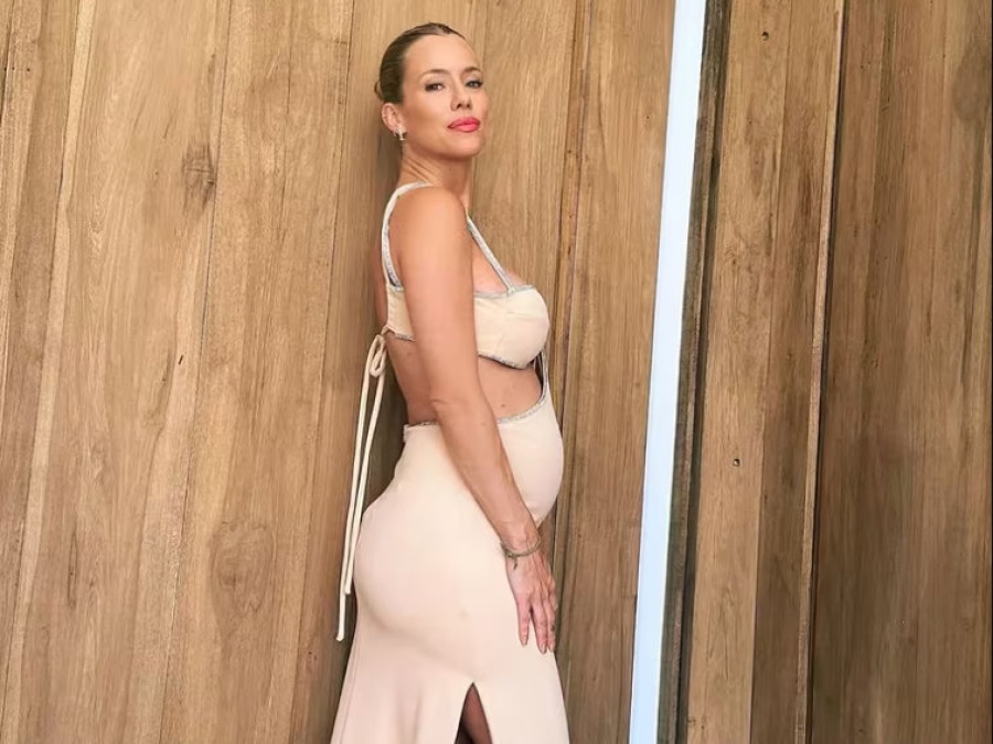 Nicole Neumann mostró su pancita de seis meses y sorprendió a sus seguidores: ”celebrando el amor”