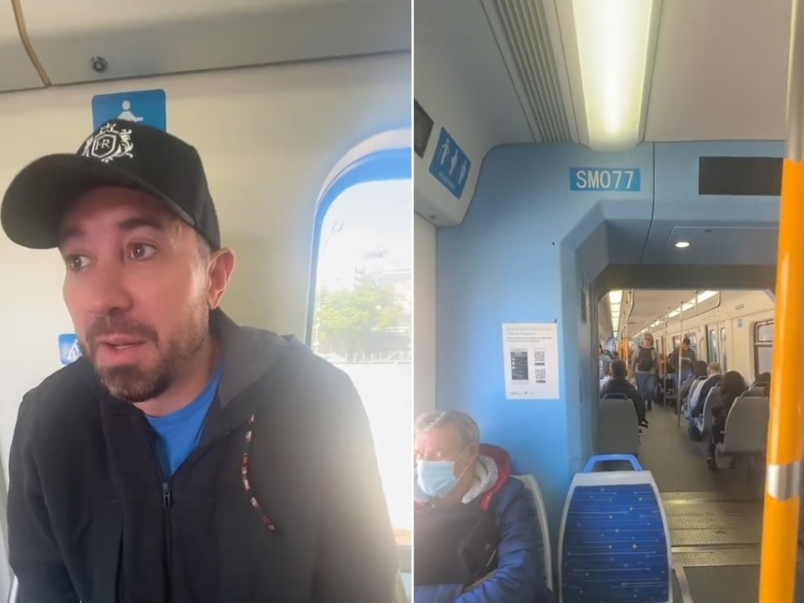 Un español se tomó el tren en el conurbano y un detalle le llamó la atención: ”En el oeste está el agite”