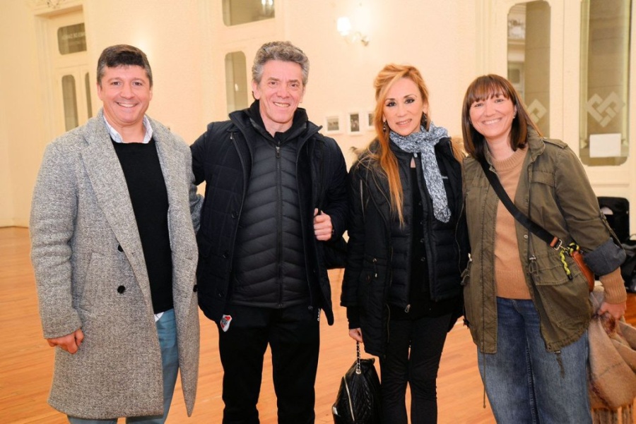 Maximiliano Guerra brindó una clase en el Salón de Danzas del Centro Cultural