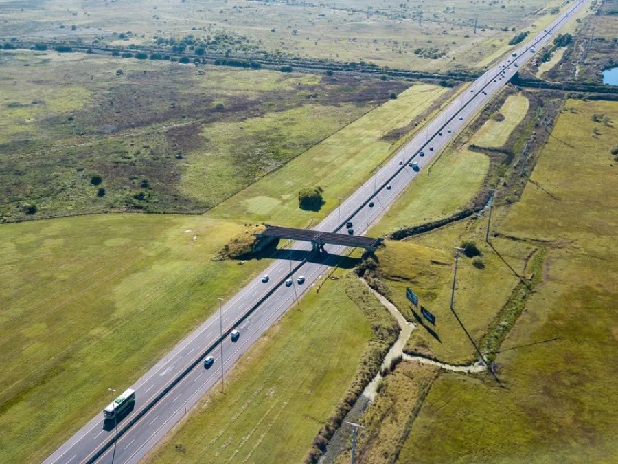 Presentaron las obras de la nueva bajada de la Autopista Buenos Aires La Plata en City Bell
