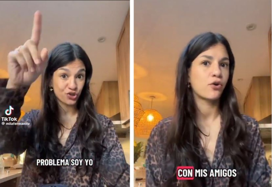 Una TikToker comentó una extraña situación con su pareja:“No entiendo si tiene una familia paralela o nos quiso dejar afuera”