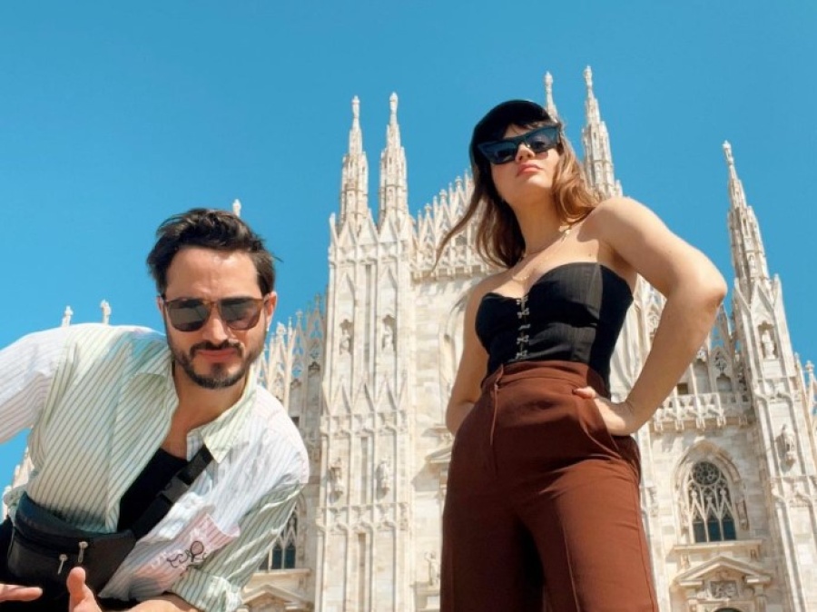 Las románticas vacaciones de Celeste Cid y su novio en Italia: ”La muchacha aún no aprendió”