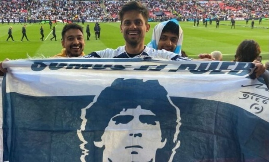 El Lobo dijo presente en la Finalissima entre Argentina e Italia