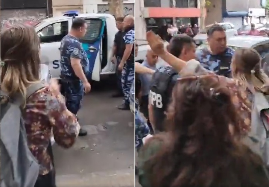 Repudiaron en La Plata a Alejandro Fanchiotti, el comisario condenado a perpetua por los asesinatos de Kosteki y Santillán