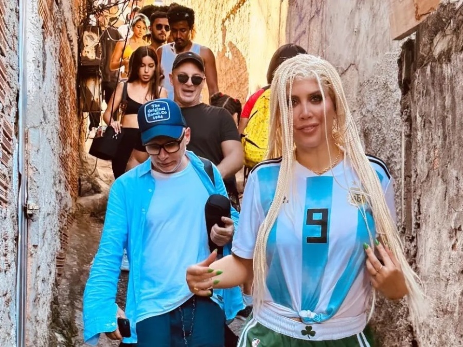 Wanda Nara compartió un adelanto de su próximo videoclip grabado en una favela brasileña