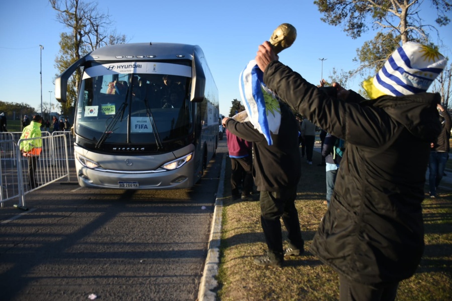 La fiesta del Sub 20 en La Plata: los uruguayos coparon la ciudad para la gran final del Mundial