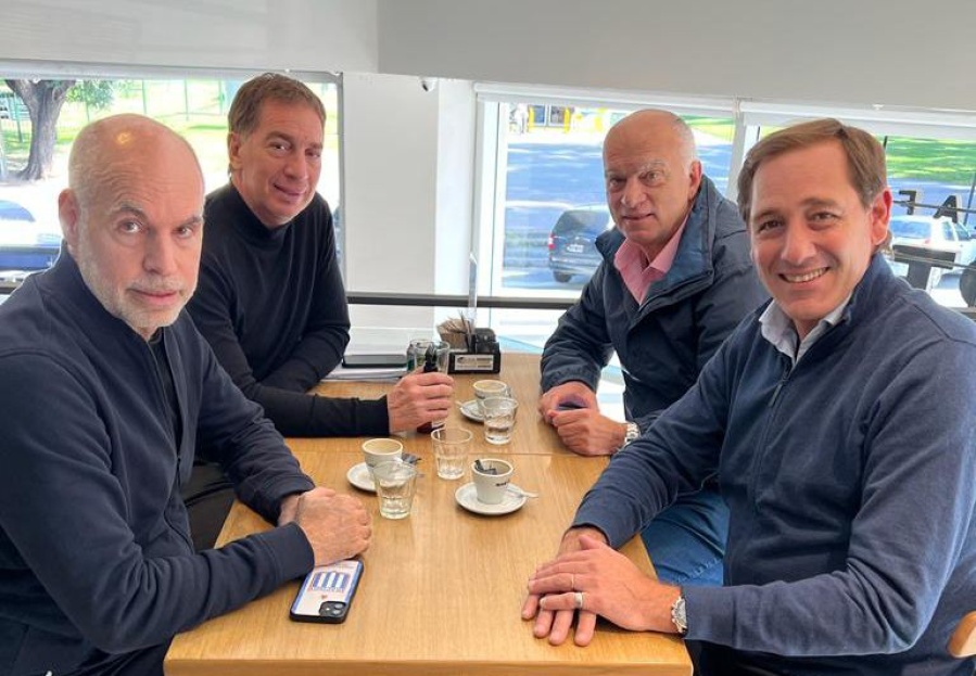 Garro y Grindetti se reunieron con Larreta y Santili: ”Estamos de acuerdo que faltan políticas concretas”