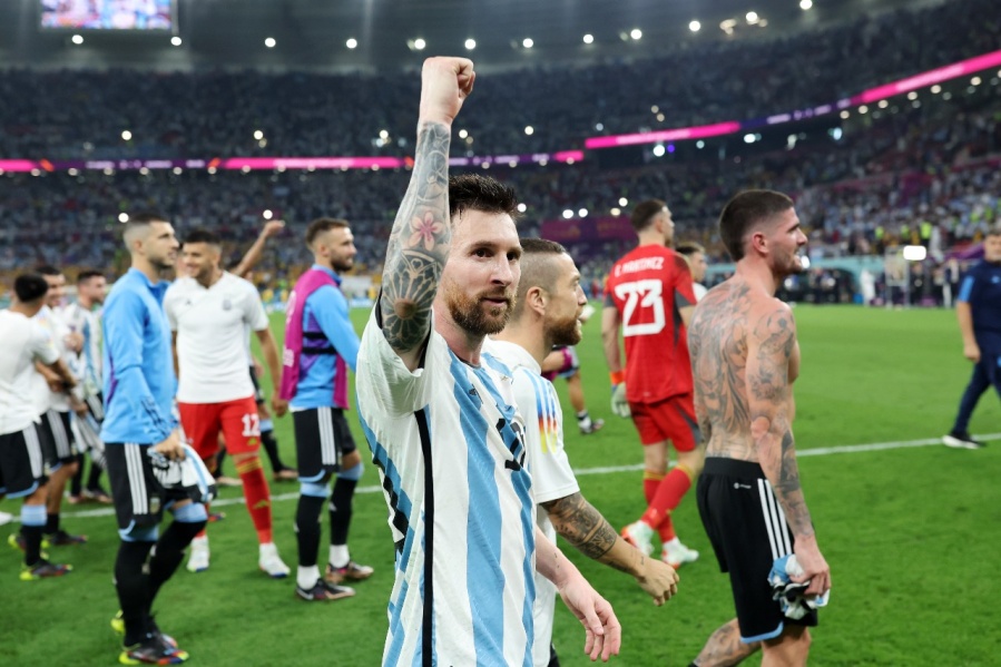 Messi: ” Tengo mucha felicidad por haber dado un pasito más hacia el objetivo”
