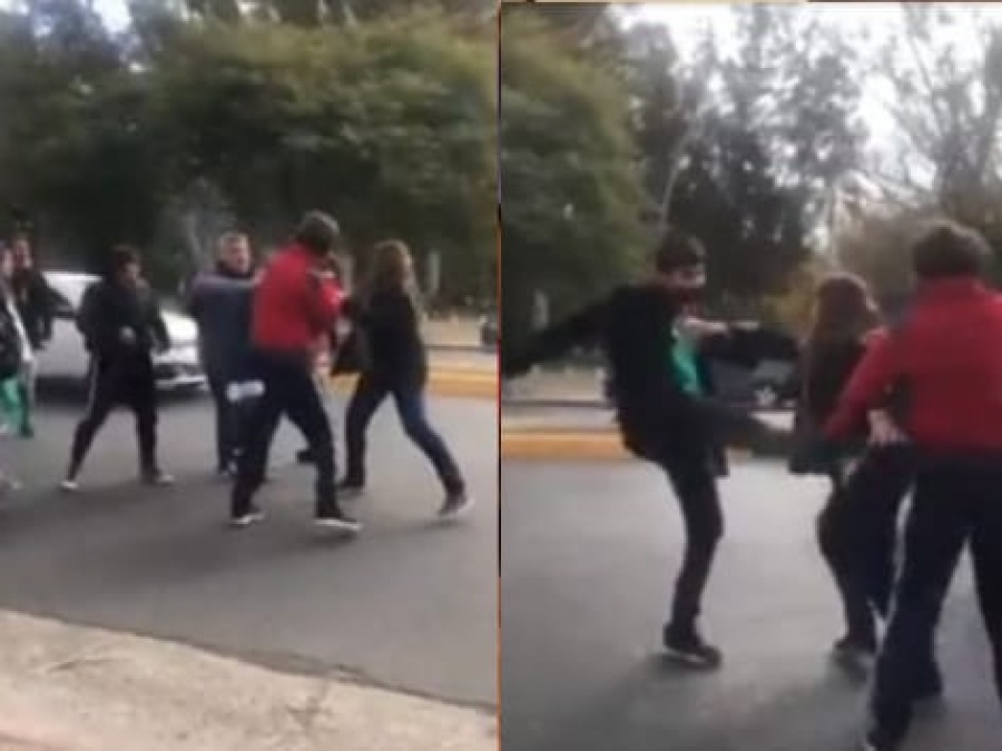 Empujones, trompadas y patadas en el medio de un reclamo de estudiantes de Medicina de la UNLP