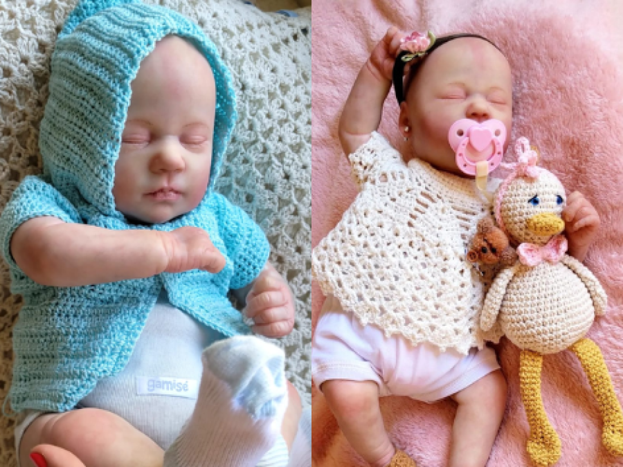 Es de La Plata, hace bebés reales y asegura que es una excelente terapia para chicos y grandes: ”Es un arte que amo”