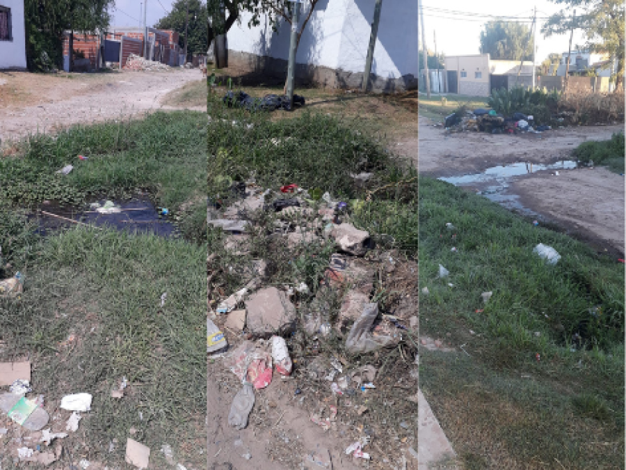 Quejas por falta de obras en un desagüe de Los Hornos