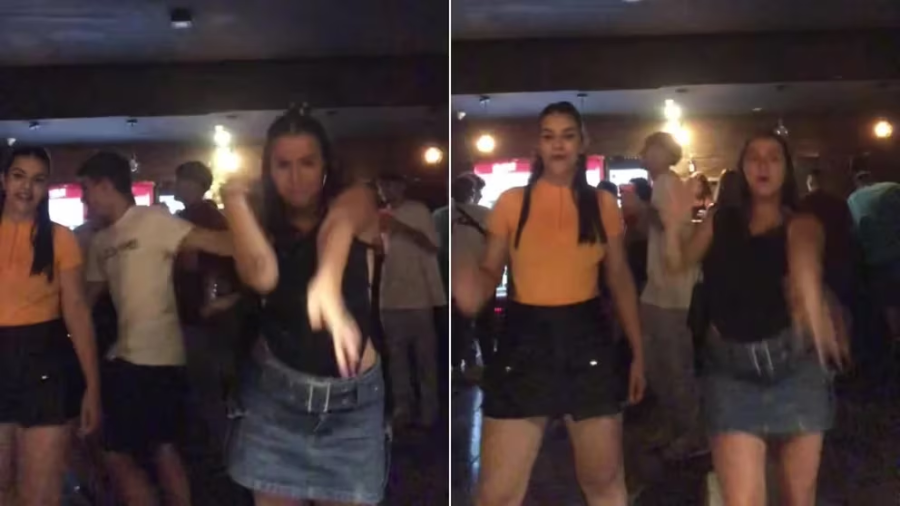 Grababa un TikTok, un chico quiso hablarle y el video llegó a Emilia Mernes